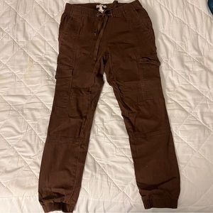 Brown cargo pants